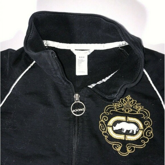 EckoRed Y2K Jacket Juniors Size Small Cotton Blend Rhino Brand full zip - Picture 1 of 5